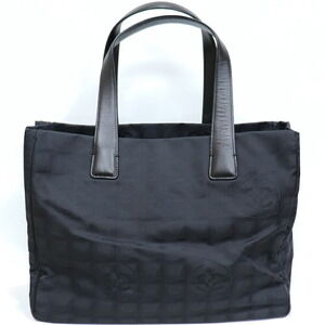 Chanel Bag Handbag Tote Line Travel Black